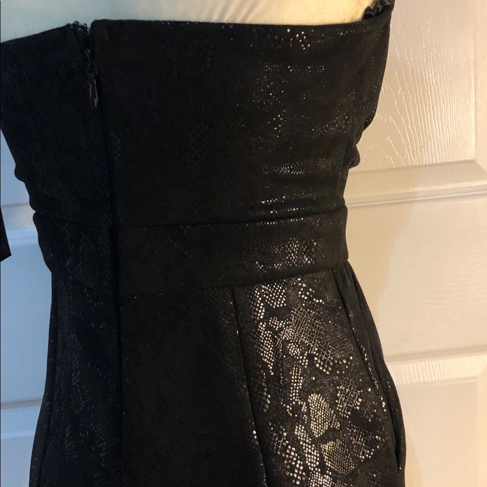 So Glam! Black Snakeskin Print Jumpsuit - Picture 8 of 11